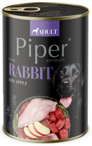 DOLINA NOTECI PIPER z królikiem i jabłkiem 400g