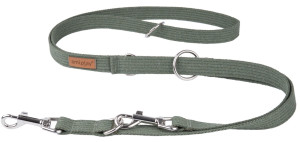 AMIPLAY Smycz regulowana 6 in 1 Cotton - Khaki S