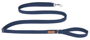 AMIPLAY Smycz regulowana Easy Fix Cotton - Granatowa S