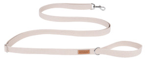 AMIPLAY Smycz regulowana Easy Fix Cotton - Beżowa XL