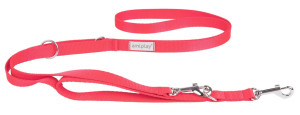 AMIPLAY Smycz regulowana 7 in 1 Samba - Czerwona S