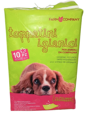 FARM COMPANY maty treningowe, podkład dla psa 60 x 90 cm 10 szt.