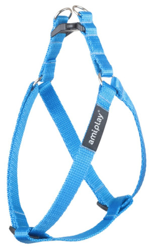 AMIPLAY Szelki regulowane Basic - Niebieskie S