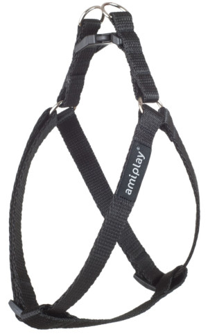 AMIPLAY Szelki regulowane Basic - Czarne S
