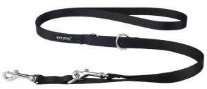 AMIPLAY Smycz regulowana 6 in 1 Basic - Czarna M
