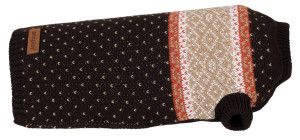 AMIPLAY Sweterek Bergen - Brązowy 19 cm