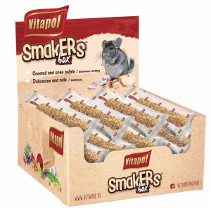 VITAPOL Smakers Chinchilla BOX 12 szt. x 45 g - dla szynszyli