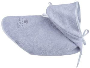 AMIPLAY Spa Pelerynka kąpielowa dla psa - Szara 25 cm