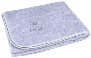 AMIPLAY Spa Ręcznik kąpielowy dla psa - Szary XS
