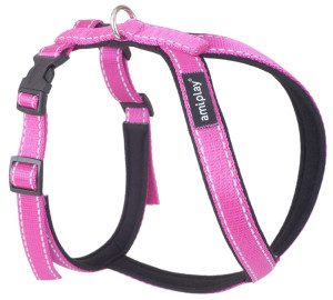 AMIPLAY Szelki regulowane Grand Soft Reflective - Różowe S