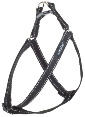 AMIPLAY Szelki regulowane Reflective - Czarne S