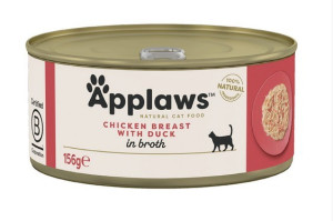 APPLAWS Cat Kurczak z Kaczką 156g (puszka)