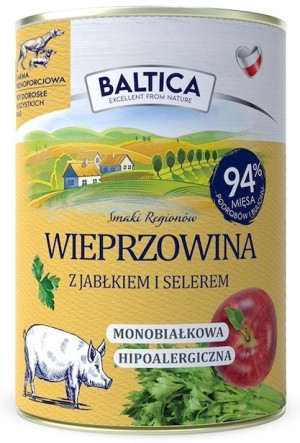 BALTICA SMAKI REGIONÓW Wieprzowina z jabłkiem 400g