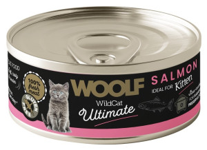 WOOLF Wild Cat Ultimate Can Kitten Salmon Pate - łosoś 85g