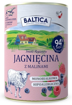 BALTICA SMAKI REGIONÓW Jagnięcina z malinami 400g