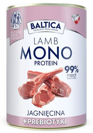 BALTICA NUTRACEUTIC Lamb 99% and prebiotics 400g