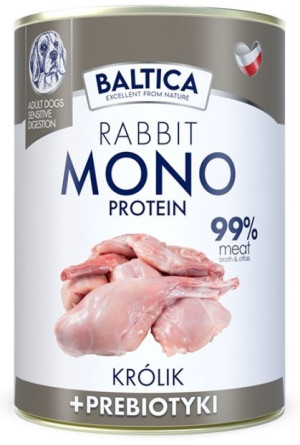 BALTICA NUTRACEUTIC Rabbit 99% and prebiotics 400g