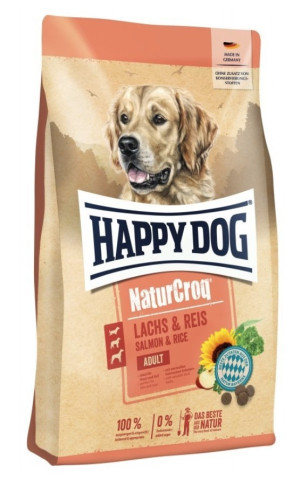 HAPPY DOG NaturCroq Salmon and Rice 11 kg