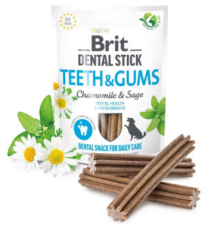 BRIT Dental Stick Teeth and Gums with Chamomile and Sage 251g / 7 szt.