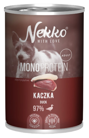 NEKKO Mono Adult Kaczka 400g (puszka)