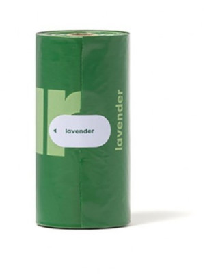 EARTH RATED Poop Bags lavender - woreczki lawendowe 1 rolka x 15 szt.