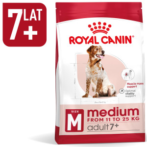 ROYAL CANIN Medium Adult 7+ karma sucha dla psów starszych ras średnich, od 7 do 10 roku życia 15 kg