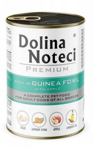DOLINA NOTECI PIES PREMIUM Perliczka z jabłkiem 400g