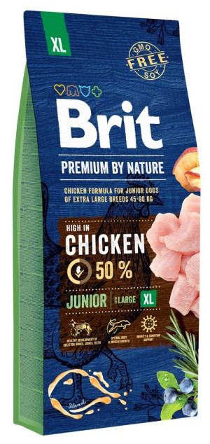 BRIT Premium by Nature Junior XL (Extra Large) 15 kg