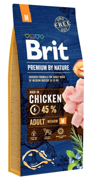 BRIT Premium by Nature Adult M (Medium) 15 kg