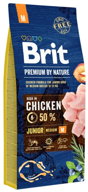 BRIT Premium by Nature Junior M (Medium) 15 kg