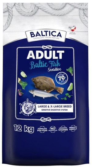 BALTICA EXCELLENT Adult Sensitive Baltic Fish dla dużych ras 12kg