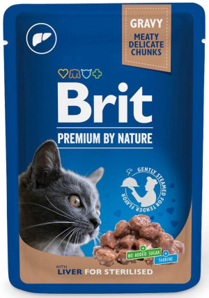 BRIT PREMIUM CAT Wątróbka dla kotów wysterylizowanych 100g