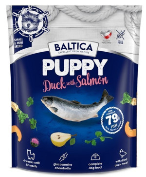 BALTICA EXCELLENT Puppy Duck with Salmon dla małych ras 9 kg