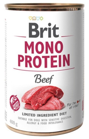 BRIT Mono Protein Beef 12x 400g (puszka)