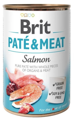 BRIT Paté & Meat Salmon 400g