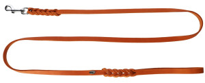 DINGO Smycz skórzana Boutique - Orange 1,5 x 180cm