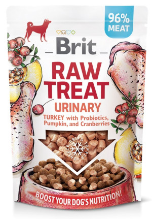BRIT Raw Treat Urinary Turkey with Probiotics, Pumpkin and Cranberries 40g