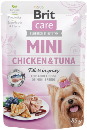 BRIT CARE Mini Chicken and Tuna 85g (saszetka)