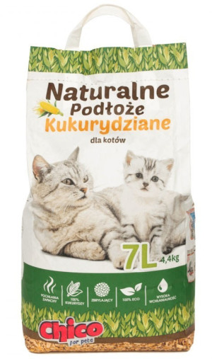 CHICO Podściółka kukurydziana zbrylająca 7l