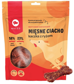 MACED Mięsne ciacho kaczka i ryżem 500g