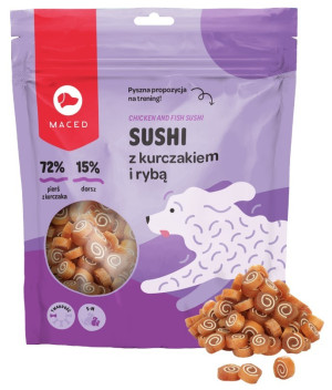MACED Sushi z kurczakiem i rybą 500g