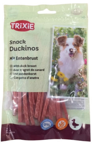 TRIXIE Premio Duckinos - paski z piersi kaczki 80g