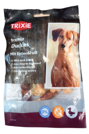 TRIXIE Przysmak Premio Duckies - kości z mięsem kaczki 100g