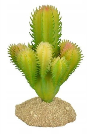 TERRA NATURA Dekoracja terrarystyczna kaktus na podstawce 7cm