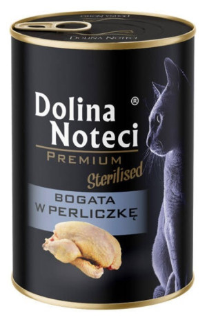 DOLINA NOTECI Premium dla kota sterylizowanego - Bogata w perliczkę 400g