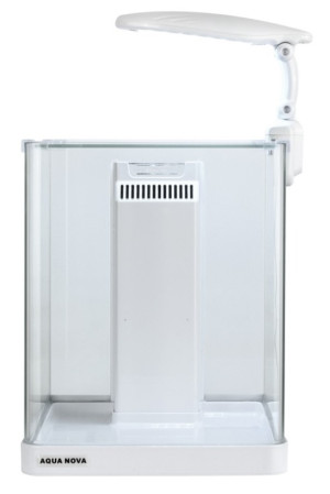 AQUA NOVA Akwarium NANO 10L LED filtr i oświetlenie Biały