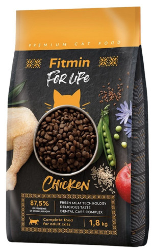 FITMIN Cat For Life Adult Chicken - nowa receptura 1,8 kg