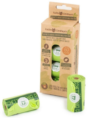 FARM COMPANY Kompostowalne woreczki na odchody 4x15