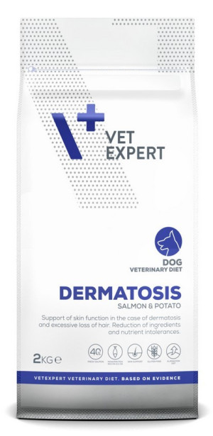 VETEXPERT 4T Veterinary Diet Dog Dermatosis Salmon & Potato 2kg