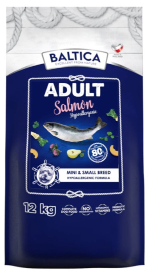 BALTICA EXCELLENT Adult Salmon Hypoallergenic - dla małych ras 1 kg